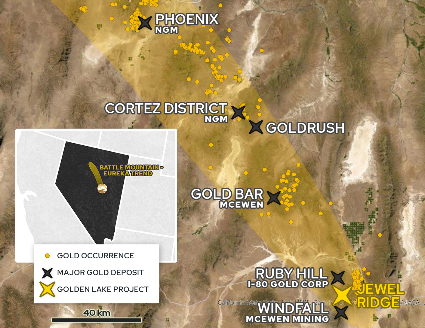 Battle Mountain - Eureka Gold Trend